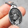 Collier pendentif Jésus | Acier inoxydable | Homme et femme
