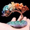 Arbre de guérison Reiki aux cristaux - Décoration Feng Shui des 7 chakras