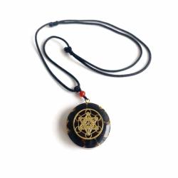 Collier pendentif en quartz naturel et orgone | Cristaux de guérison et Reiki J...