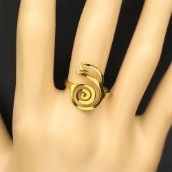 Bague symbole Reiki : Force spirituelle et protection (acier inoxydable)