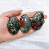 Compresse chaude de pierre de sang rouge - Outil de guérison et de massage Reiki