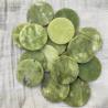 Tranches de pierre de jade naturelle pour extensions de cils et décoration