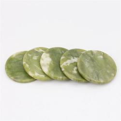 Tranches de pierre de jade naturelle pour extensions de cils et décoration