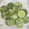 Tranches de pierre de jade naturelle pour extensions de cils et décoration