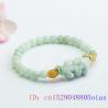 Bracelet Pixiu en jade blanc de Birmanie | Porte-bonheur et prospérité