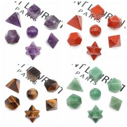 Ensemble de 7 pierres pour les chakras : cristaux de guérison Reiki pour la méditation et l’équilibre