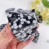 Doğal Kar Tanesi Obsidyen Ham Kristal: Reiki Şifa ve Dekorasyon