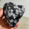 Doğal Kar Tanesi Obsidyen Ham Kristal: Reiki Şifa ve Dekorasyon