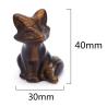 Statues de renard en pierre naturelle | Cristaux de guérison Reiki et décoration intérieure