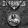 Collier croix Saint-François en acier inoxydable | Pendentif et chaîne