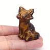 Statue de renard | Décoration en cristal de guérison et cadeau Reiki