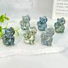 Cristal de chat en labradorite : Guérison Reiki et décoration intérieure