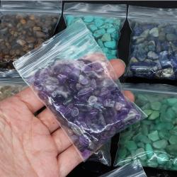 Pierres roulées d'améthyste et de quartz : Guérison Reiki et décoration intérieure