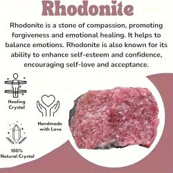 Ham Rodonit Taşları: Ev ve Reiki İçin Doğal Şifa Kristalleri
