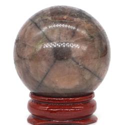 Sphère de chiastolite naturelle | Guérison et décoration Reiki | 37mm