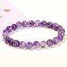 Bracelet de perles d'améthyste pour femme | Soins Reiki et énergie