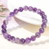 Bracelet de perles d'améthyste pour femme | Soins Reiki et énergie