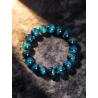 Bracelet Œil de Tigre Bleu : Guérison Reiki et Protection
