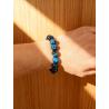 Bracelet Œil de Tigre Bleu : Guérison Reiki et Protection