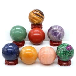 Sfera di cristallo naturale | Sfera energetica e di guarigione Reiki da 40 mm