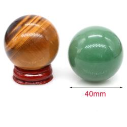 Sfera di cristallo naturale | Sfera energetica e di guarigione Reiki da 40 mm