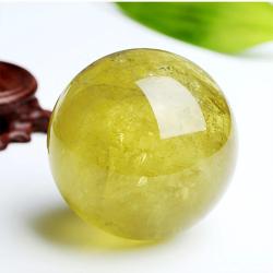 Reiki, Şifa ve Ev Dekorasyonu için Sitrin Kristal Küre