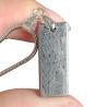 Pendentif météorite Muonionalusta : pierre précieuse de fer naturel