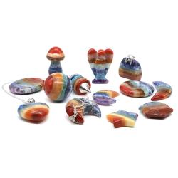 Chakra Crystal Pendant & Pendulum for Reiki Healing & Wicca
