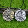 Sonnen- und Mondamulett-Halskette – Wicca-Schmuck für Männer