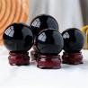 Boules de cristal d'obsidienne : Guérison et décoration | Orbes en pierre naturelle