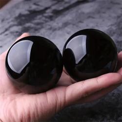 Boules de cristal d'obsidienne : Guérison et décoration | Orbes en pierre naturelle