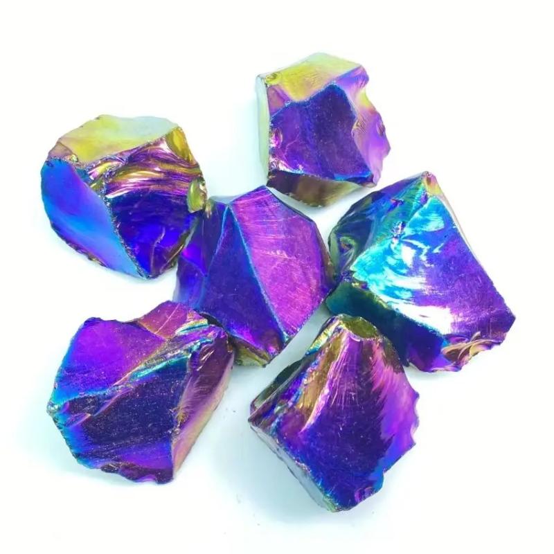 Cristal d'obsidienne Aura : Décoration brute et cadeau de guérison Reiki