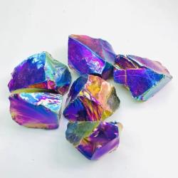 Cristal d'obsidienne Aura : Décoration brute et cadeau de guérison Reiki