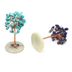 Arbre à argent naturel en cristal Reiki et Feng Shui Décoration