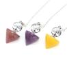 Pendule en cristal de pierre naturelle : Bijou de Reiki et de divination