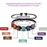 Bracelet des 7 chakras : Équilibre et guérison grâce aux pierres œil de tigre