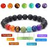 Bracelet des 7 chakras : Équilibre et guérison grâce aux pierres œil de tigre