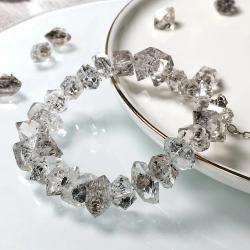 Gravier diamant Herkimer : Cristaux de guérison naturels pour l’artisanat et l’énergie