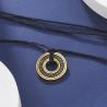 Collana con ciondolo runico vichingo | Amuleti da uomo in acciaio inossidabile