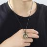Collana con ciondolo runico vichingo | Amuleti da uomo in acciaio inossidabile