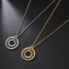 Collana con ciondolo runico vichingo | Amuleti da uomo in acciaio inossidabile