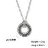 Collana con ciondolo runico vichingo | Amuleti da uomo in acciaio inossidabile