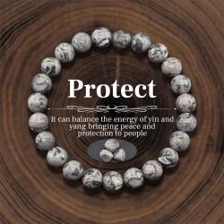 Bracelets en améthyste et œil de tigre | Guérison et bien-être