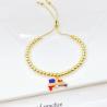 Enamel Country Flag Bracelet: Colombia, Venezuela, Dominican Republic
