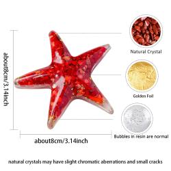 Étoile de mer en cristal naturel : Guérison Reiki et décoration intérieure
