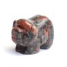 Figurine de cochon en pierre naturelle | Guérison des chakras et décoration