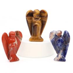 Amethyst Angel Statue: Natural Stone Healing & Home Decor