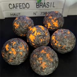 Sphère lunaire en Yooperlite : Cristal de guérison Reiki, cadeau de décoration spirituelle