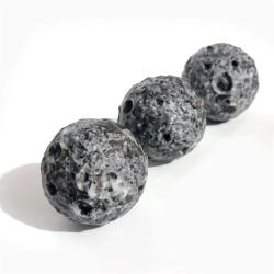 Sphère lunaire en Yooperlite : Cristal de guérison Reiki, cadeau de décoration spirituelle