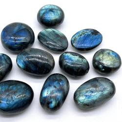 Labradorit- und Mondstein-Kristallset: Reiki-Heilung, Dekoration